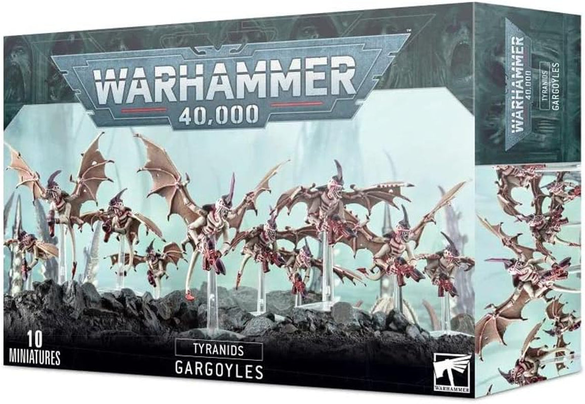 99120106018" Warhammer 40,000" Tyranid Gargoyle Brood Action Figure, Black