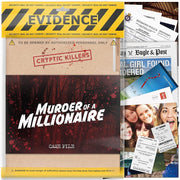 Unsolved Murder Mystery Game - Cold Case Files Investigation Detective Clues/Evidence - Solve the Crime - for Individuals, Date Nights & Party Groups - Murder of a Millionaire