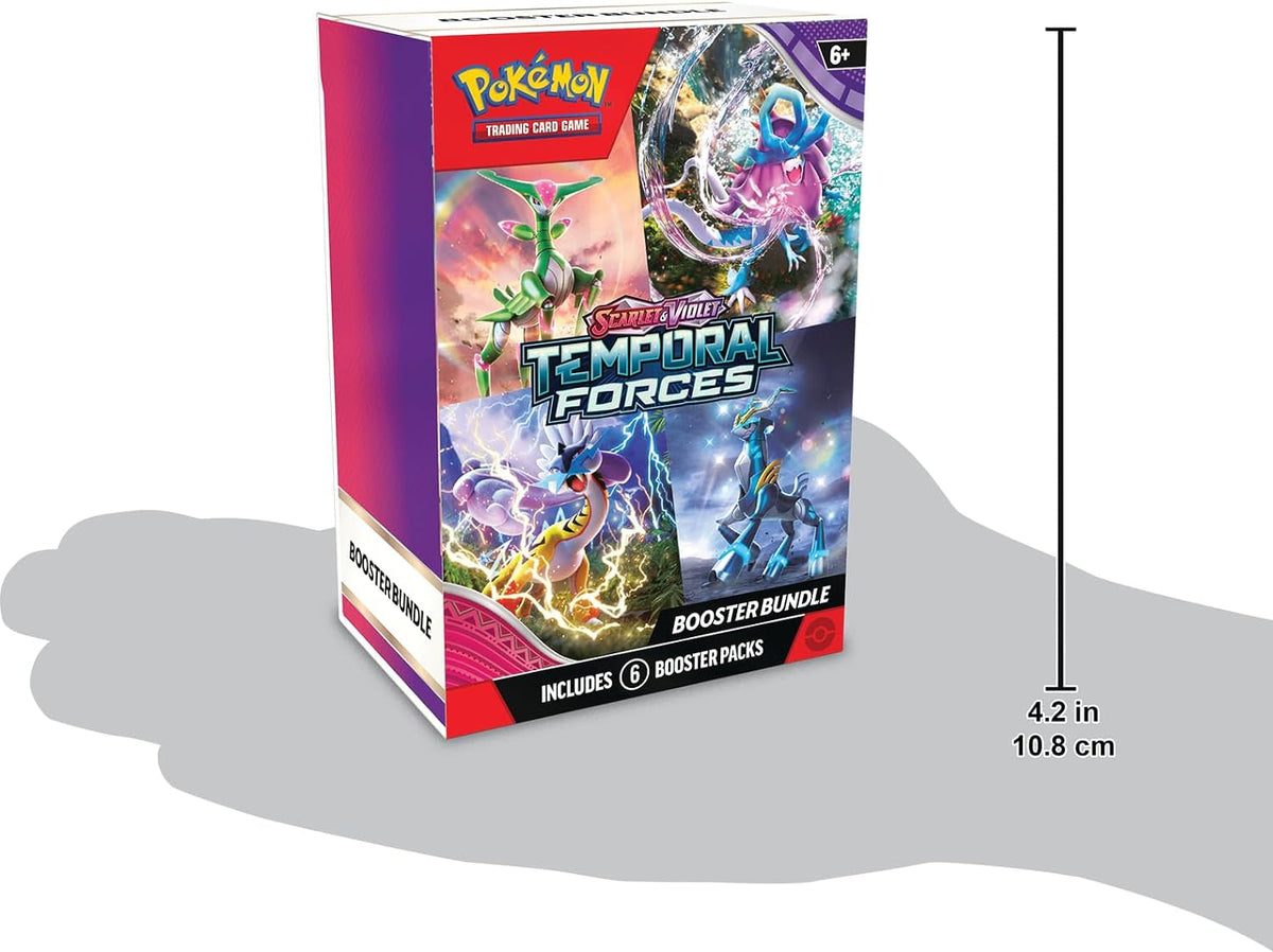 TCG: Scarlet & Violet—Temporal Forces Booster Bundle (6 Booster Packs)