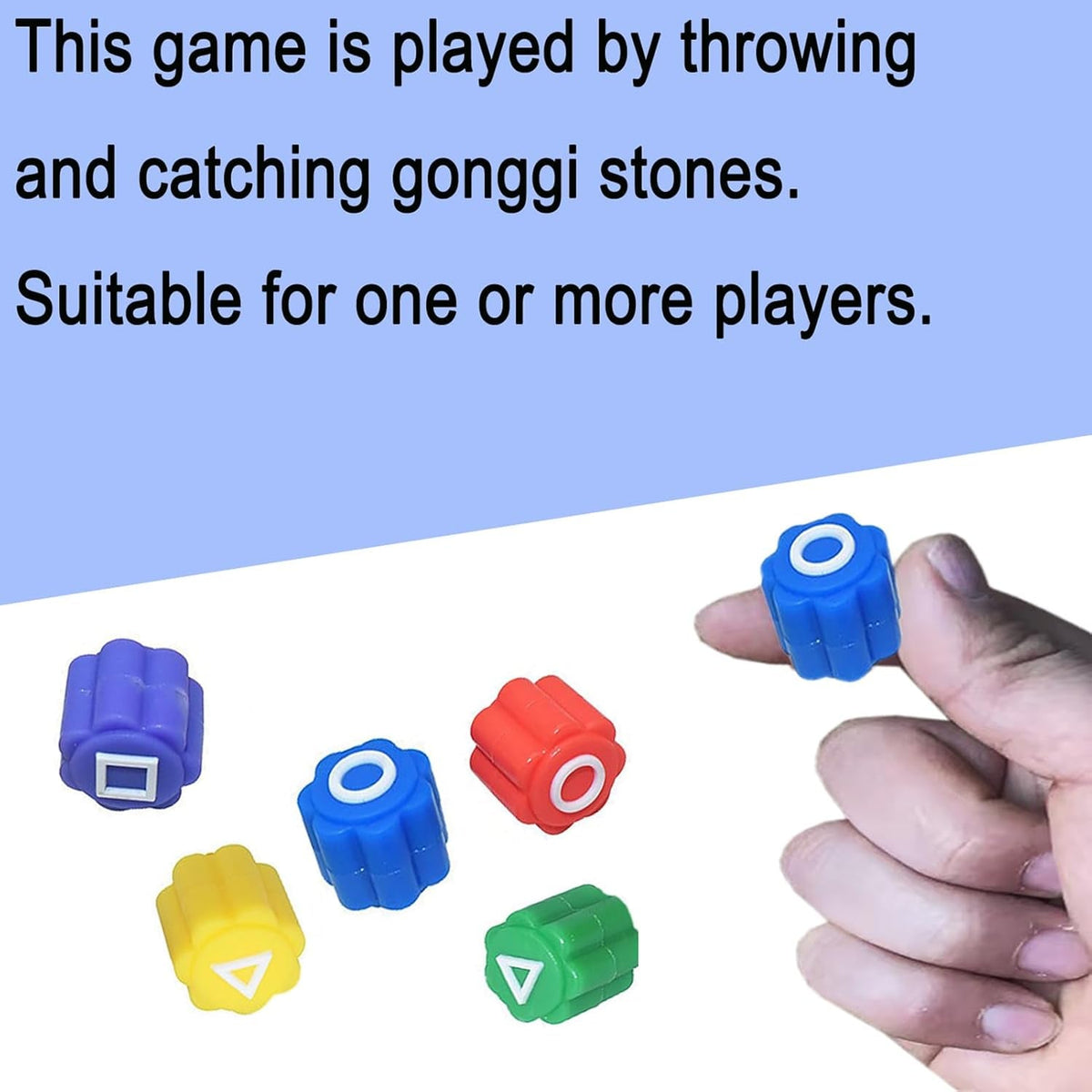 Gonggi Korean Game Squid Games Traditional Play Game Korean Folk Game Sets Gonggi Stones Family Travel Game Party Games Valentine'S Day Gifts