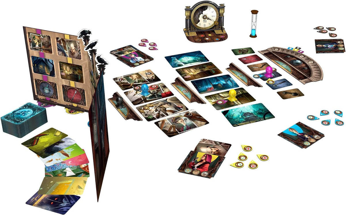 | Mysterium Board Game (Base Game) | Mystery Board Game | Cooperative Game for Adults and Kids | Fun for Family Game Night | Ages 10 and up | 2-7 Players | Average Playtime 45 Minutes