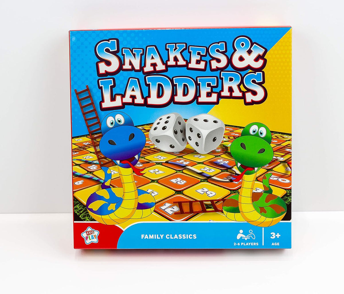 Snakes & Ladders Family Classics Board Game 2-6 Players Age 3+