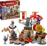 NINJAGO Tournament Battle Arena Set, Ninja Adventure Toys for 7 plus Year Old Boys & Girls, with 6 Minifigures Including Characters Jay and Kai, Dragons Rising Birthday Gift for Kids 71818