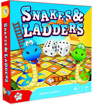 Snakes & Ladders Family Classics Board Game 2-6 Players Age 3+