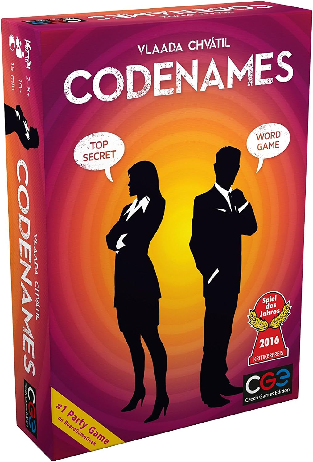 Edition | Codenames | Party Game | Ages 10+ | 2-8 Players | 15 Minute Playing Time