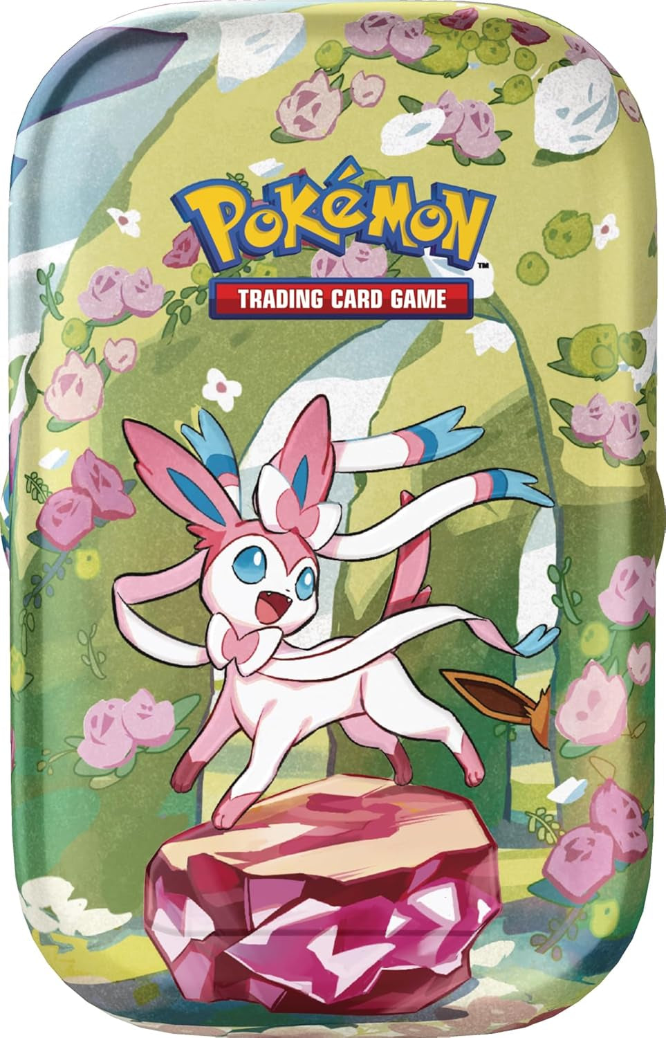 TCG: Scarlet and Violet Sylveon Collectible Mini Box - Prismatic Evolutions (Two Booster Packs and One Coin)