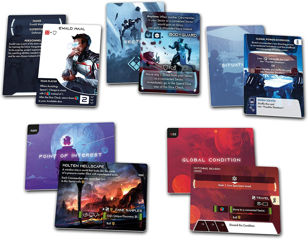 ISS Vanguard Board Game | Sci-Fi Adventure Game | Cooperative Strategy Game | Space Exploration Game for Adults and Kids | Ages 14+ | 1-4 Players | Avg. Playtime 90-120 Minutes | Made by