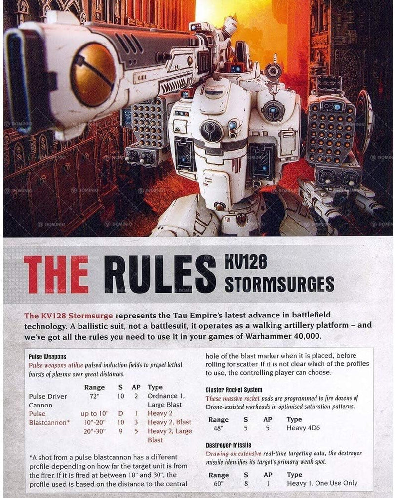 Warhammer  40K - Tau KV128 Stormsurge