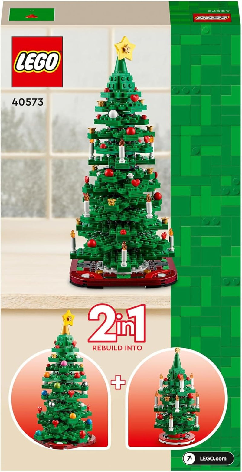 Christmas Tree Toy Building Set for 9 plus Year Old Boys & Girls, Collectible Festive Decoration for Home Decor, Encourages Imaginative Play, Family Crafts Activity, Gift Idea for Kids 40573