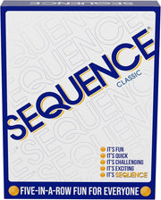 Goliath Games Sequence | Five-In-A-Row Fun for Everyone! | Family Strategy Game | for 2 or More Players, Ages 7+, White