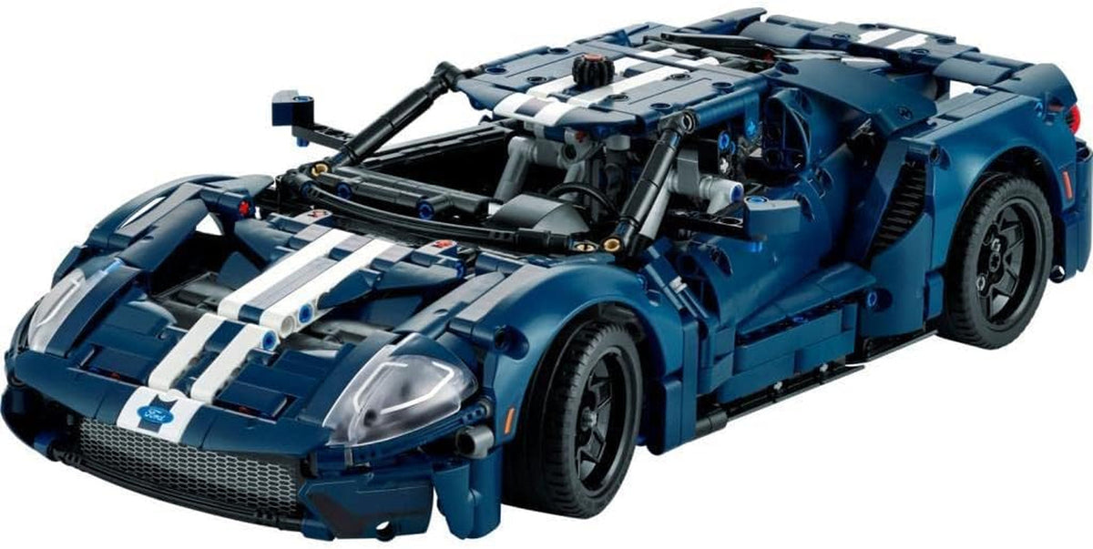 Technic 2022 Ford GT Car Model Kit for Adults to Build, 1:12 Scale Supercar with Authentic Features, Advanced Building Set, Collectible Gift for Men & Women 42154