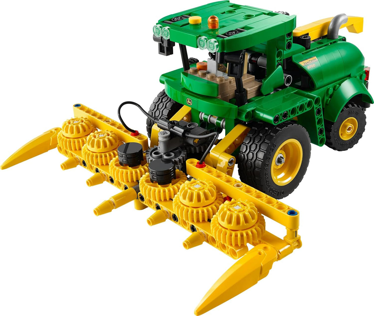 Technic John Deere 9700 Forage Harvester, Tractor Toy for Kids, Farm Set, Vehicle Model Building Kit with Realistic Functions for Imaginative Play, Gift for Boys and Girls Aged 9 plus 42168
