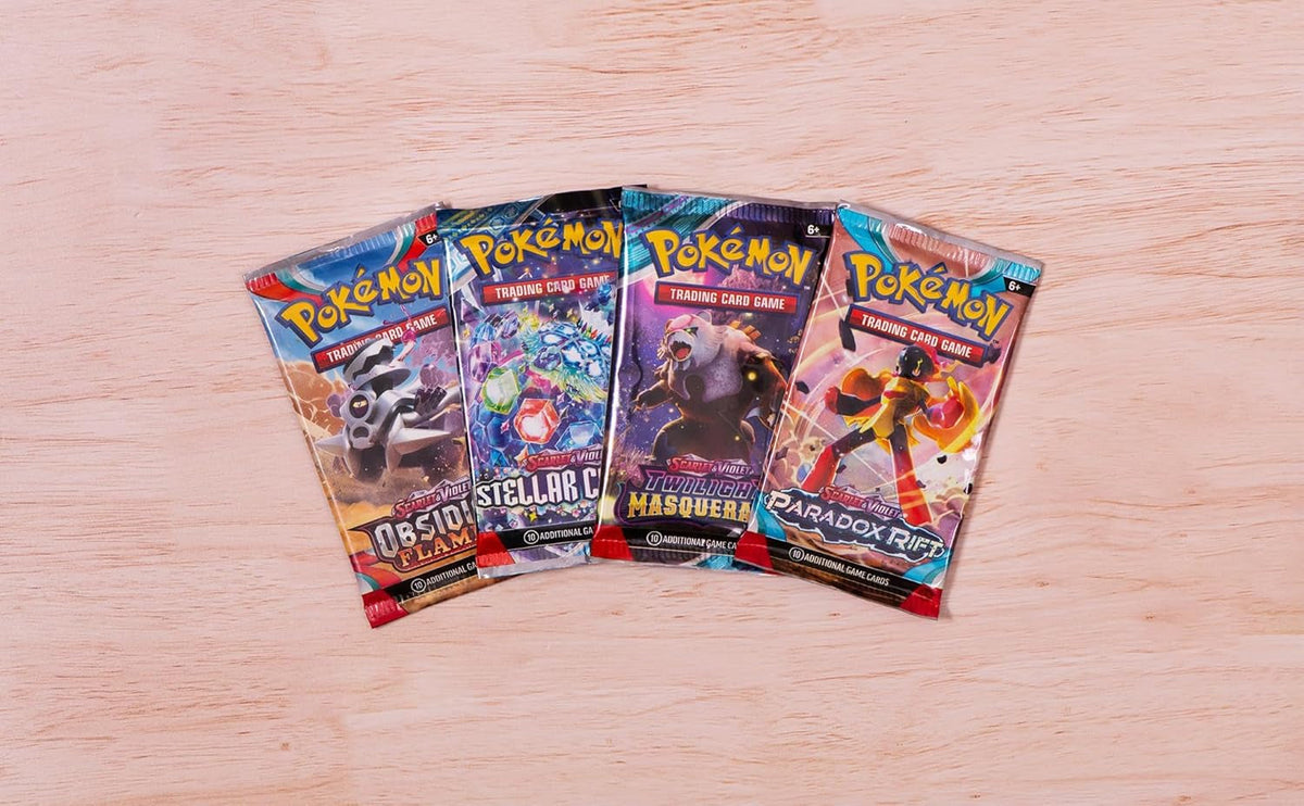 TCG: Assorted Booster Bundle (Selection of 4 Booster Packs - 40 Cards Total) (May Contain Booster Duplicates)
