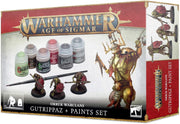 '- Warhammer Aos - Orruk Warclans Gutrippaz + Paint Set for Ages 14 and Above