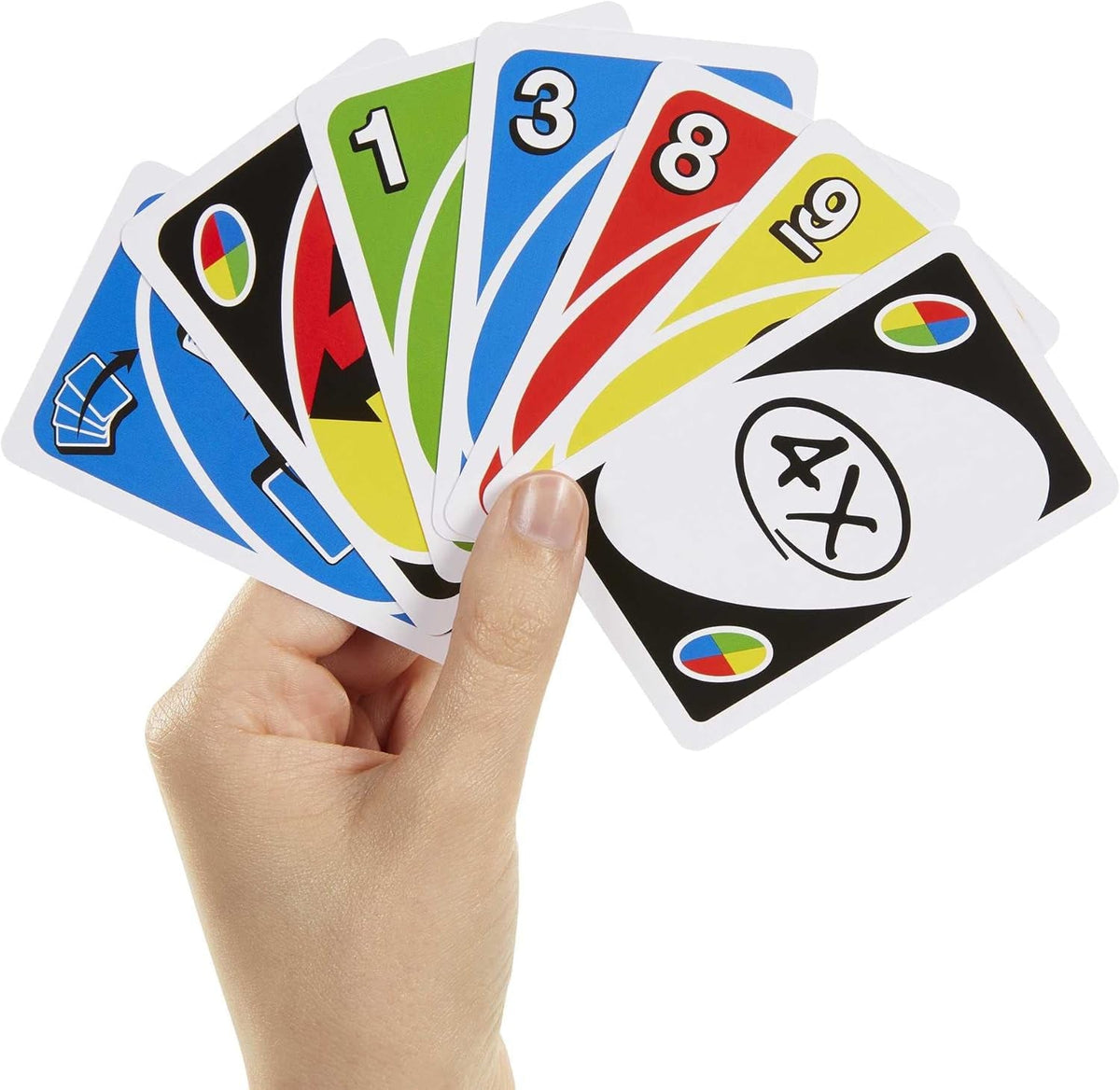 UNO Extreme Card Game Featuring Random-Action Launcher with Lights & Sounds & 112 Cards, Kid, Teen & Adult Game Night Gift Ages 7 Years & Older, GXY75