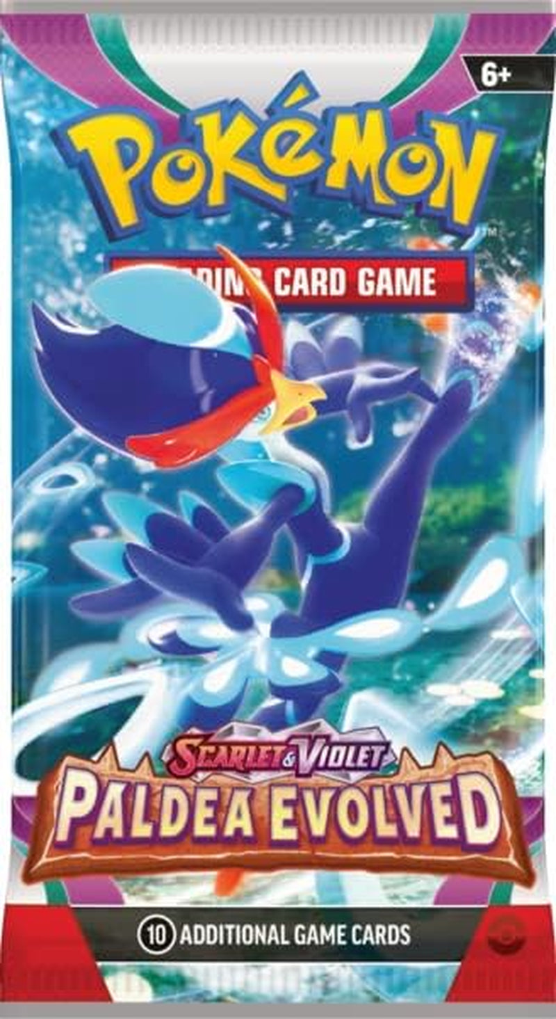 TCG: Scarlet & Violet—Paldea Evolved Triple Pack (Tinkatink) - 3 Boosters & Foil Promo Card(Assorted)