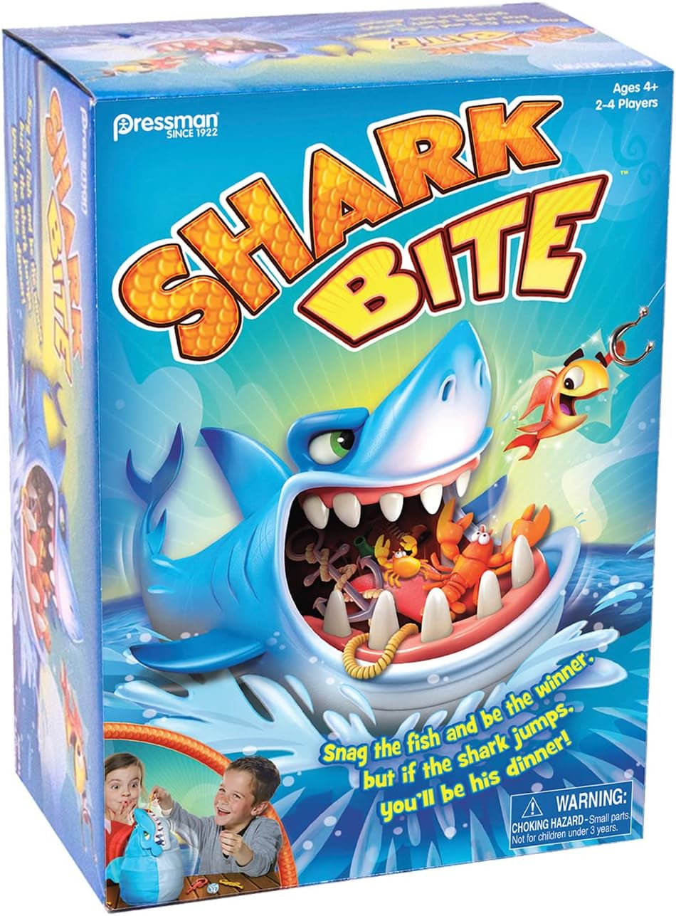 Goliath Games Shark Bite with Bonus Let'S Go Fishing Card Game Kids Action Games | for Ages 4+ | for 2-4 Players