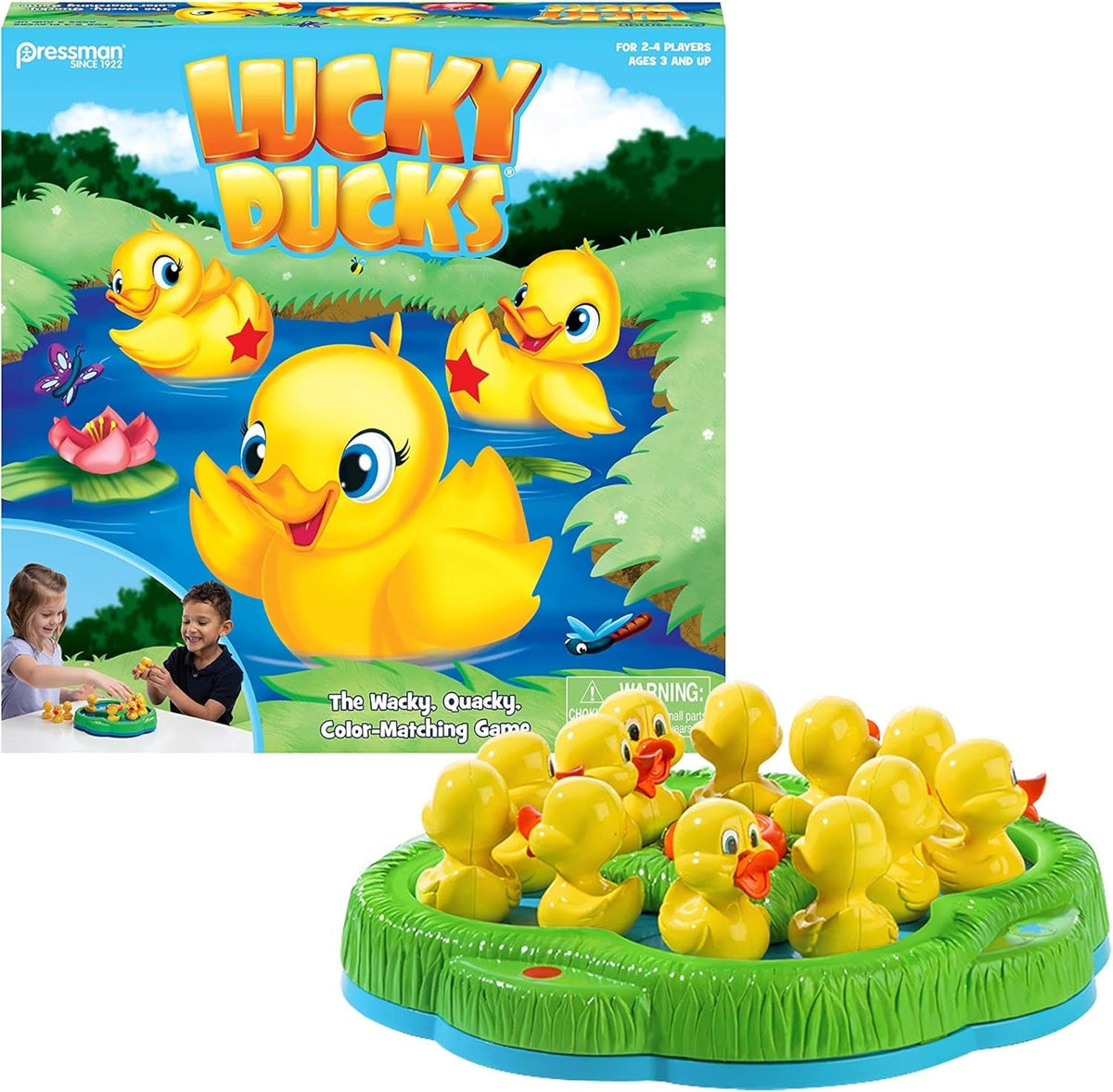 Goliath Games Lucky Ducks, Fun Board Games for Small Kids Aged 3+, Multi-Colour