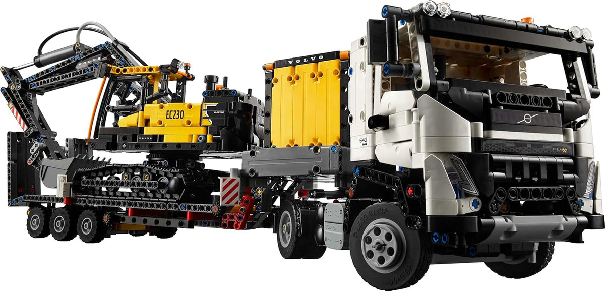 Technic Volvo FMX Truck & EC230 Electric Excavator Toy for 10 plus Year Old Boys & Girls, Vehicle Building Set for Kids Who Love Heavy-Duty Construction Models, Birthday Gift Idea, 42175