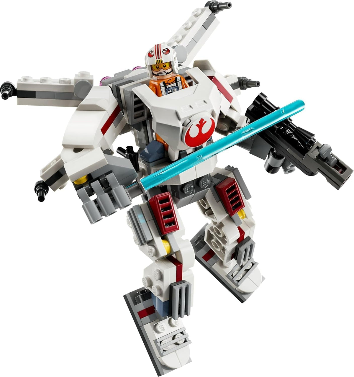 Star Wars Luke Skywalker X-Wing Mech, Collectible Building Toy for 6 plus Year Old Boys, Girls & Kids, with a Character Minifigure for Fantasy Action-Adventures, Small Creative Gift Idea 75390