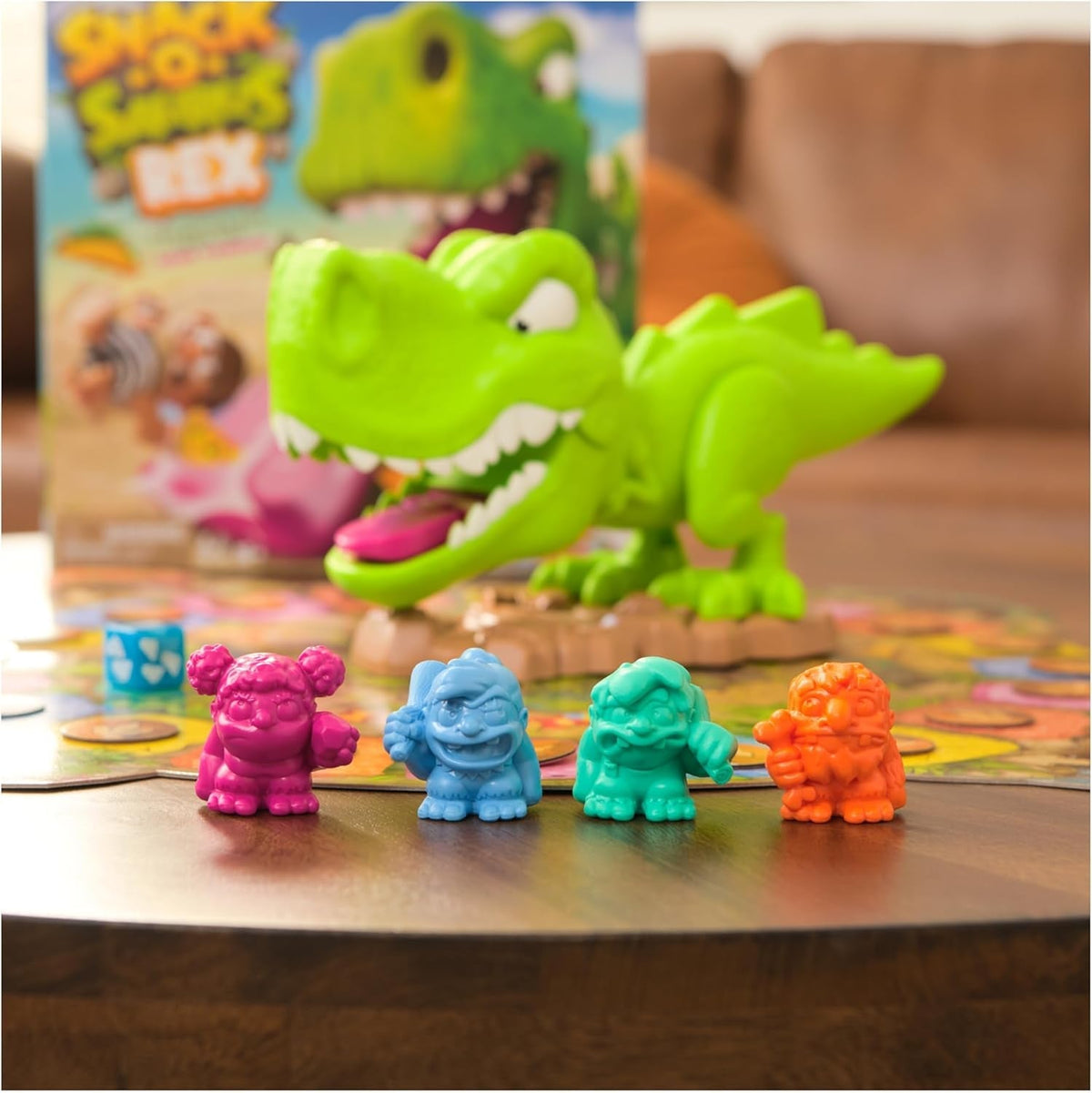 Snack-O-Saurus Rex – an Interactive Board Game for Snack Lovers & Dino Fans, Funny Family Game, Board Game for Family Game Night, for Kids Aged 5 & Up