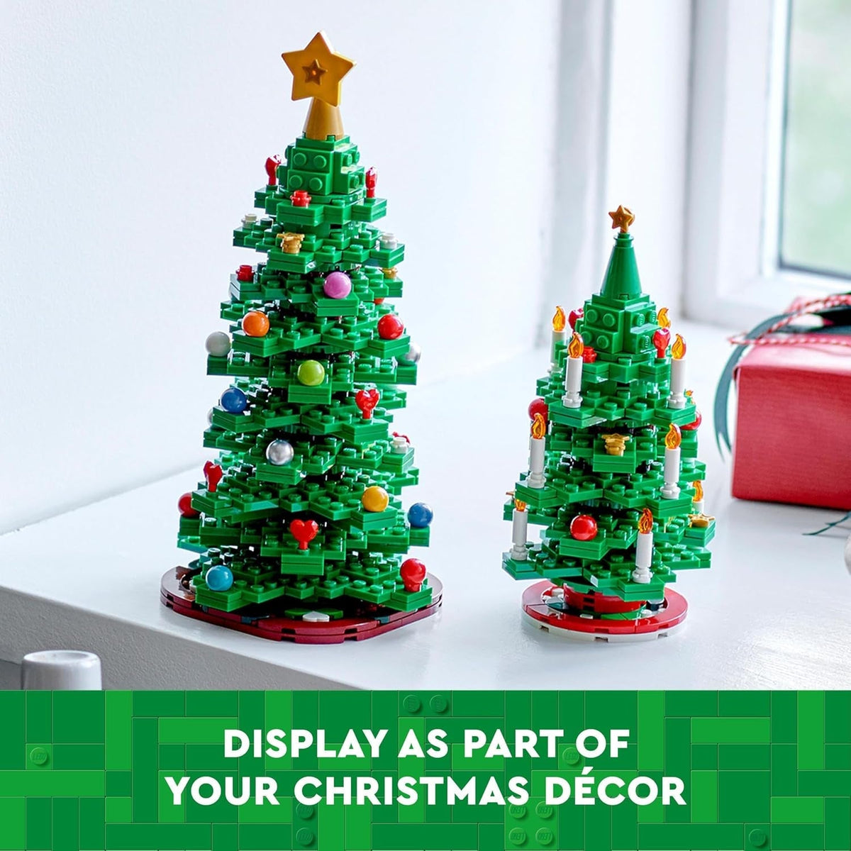 Christmas Tree Toy Building Set for 9 plus Year Old Boys & Girls, Collectible Festive Decoration for Home Decor, Encourages Imaginative Play, Family Crafts Activity, Gift Idea for Kids 40573