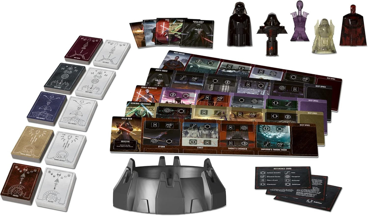 Star Wars Villainous Power of the Dark Side - Darth Vader - Expandable Strategy Family Board Games for Adults and Kids Age 10 Years up - 2 to 5 Players (English Version)