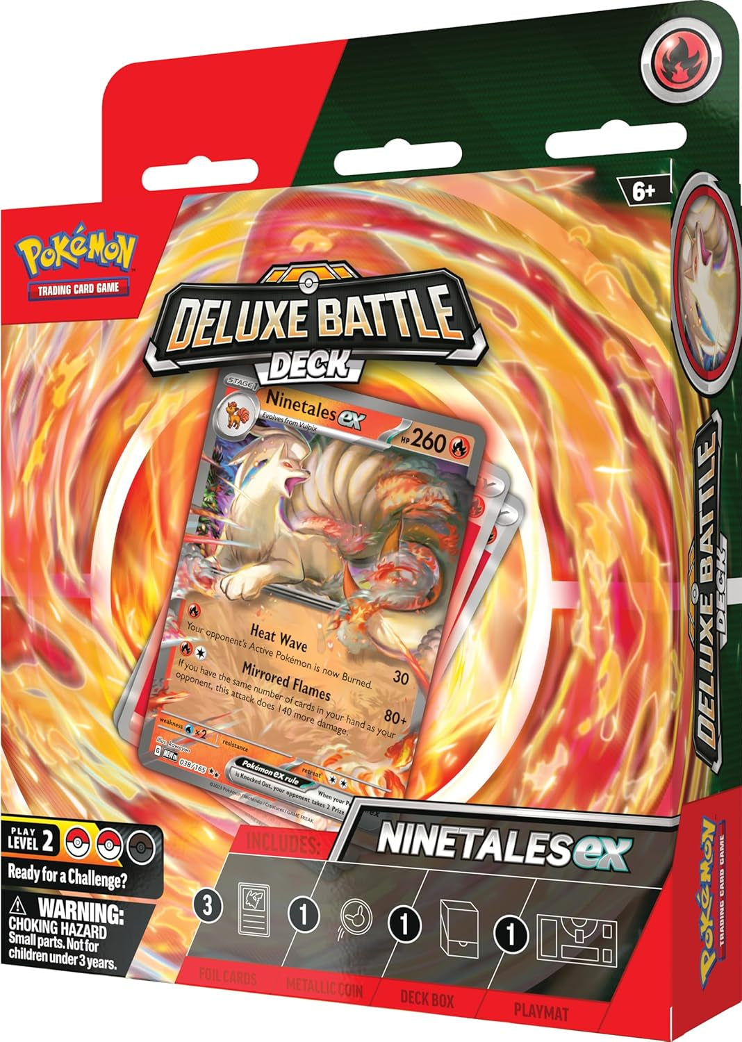 TCG: Ninetales Ex Deluxe Battle Deck (Ready-To-Play 60-Card Deck & Accessories)