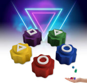Game Set, Traditional Korean Game, Play Game Gonggi Jack Stone Pebbles Set Stone Catching Game for Family Games Board Game Party Games, Hand Eye Coordination Training Toy