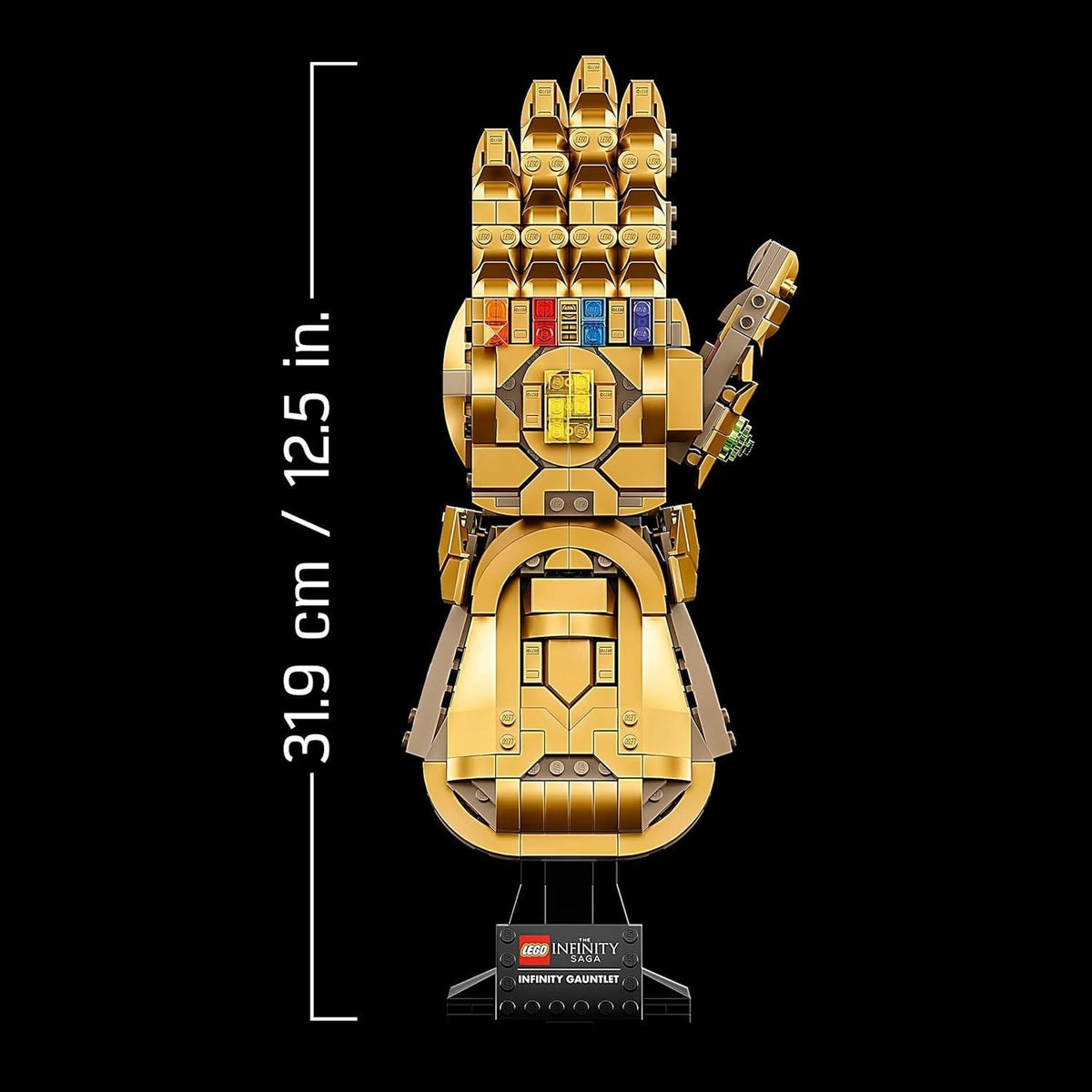 Marvel Infinity Gauntlet Building Set, Collectible Thanos Glove with Infinity Stones, Collectible Avengers Gift for Men, Women, Him, Her, Model Kits for Adults to Build 76191