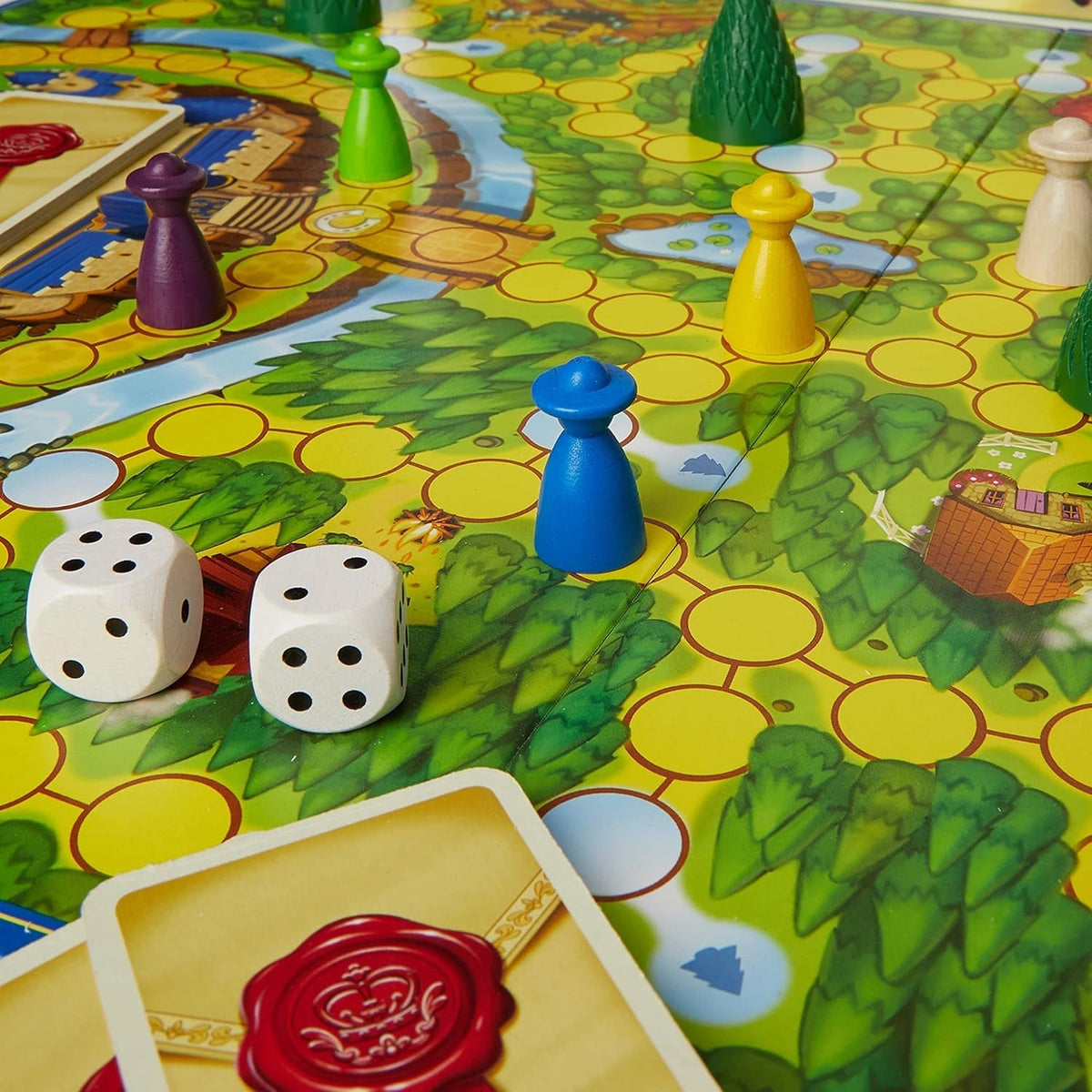 Enchanted Forest Classic Family Board Game for Kids Age 4 Years and up - 2 to 4 Players - Magical Treasure Hunt