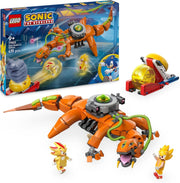 Sonic the Hedgehog Super Shadow Vs. Biolizard Set, Building Toy Includes 3 Video Game Characters and a Chaos Emerald, Gifts for Gamers, Boys and Girls Aged 9 plus 77003