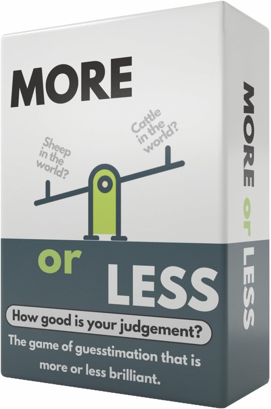 : Original Edition Card Game - How Good Is Your Judgement? 2 Player+ | Family Fun Guessing Game for All Adults & Kids Aged 12 for a Christmas Party or Secret Santa