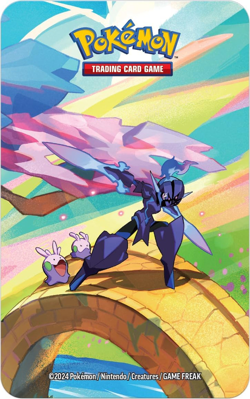 TCG: Vibrant Paldea Mini Tin – Ceruledge & Goomy (2 Booster Packs, 1 Sticker Sheet)