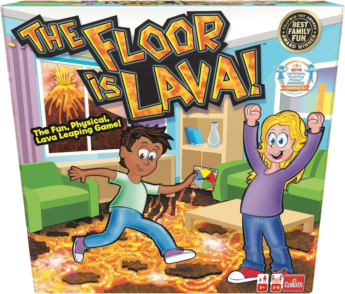 The Floor Is Lava! | the Fun, Physical, Lava Leaping Game | Kids Party Games | for 2-6 Players | Ages 5+