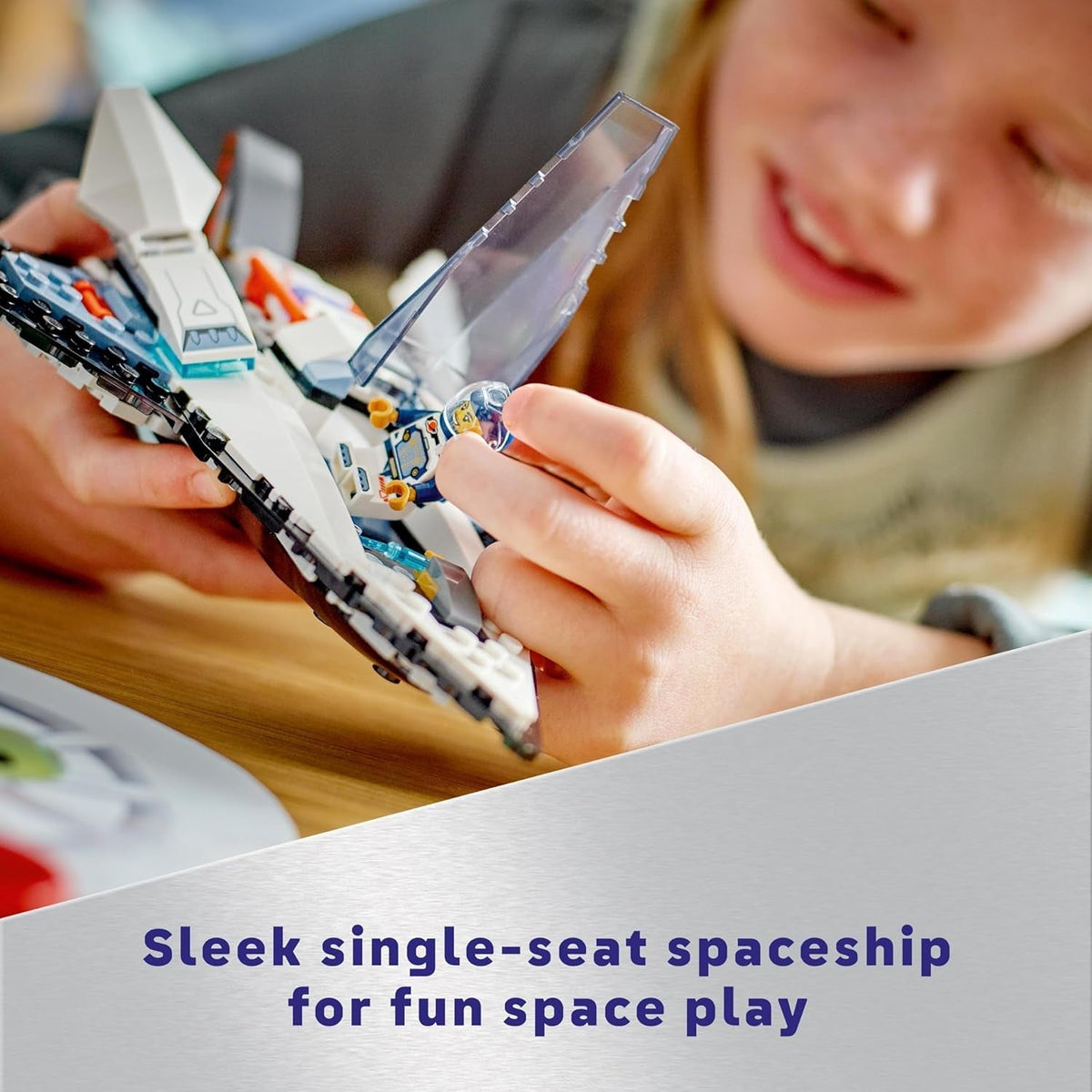 City Interstellar Spaceship Toy Set, Outer Space Building Toys for 6 plus Year Old Boys, Girls & Kids, with Astronaut Minifigure for Imaginative Play, Birthday Gift Idea 60430