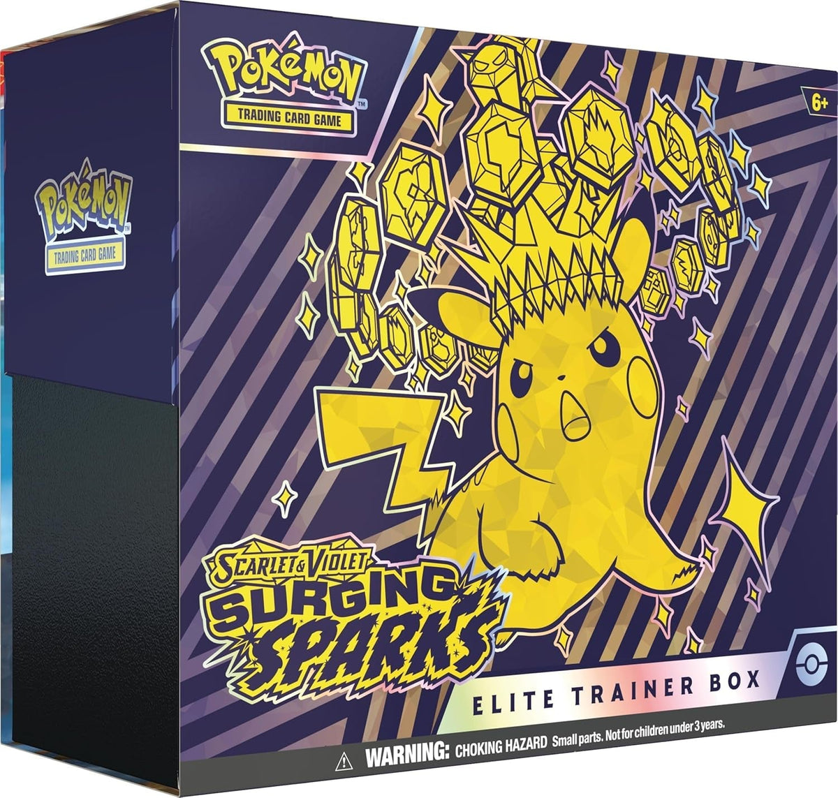 TCG: Scarlet & Violet—Surging Sparks Elite Trainer Box (1 Full-Art Promo Card, 9 Boosters & Premium Accessories)
