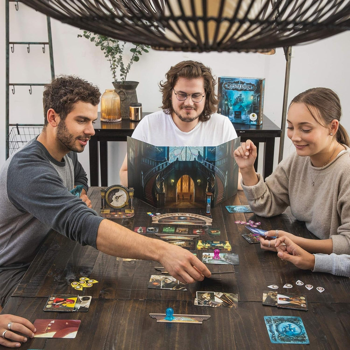 | Mysterium Board Game (Base Game) | Mystery Board Game | Cooperative Game for Adults and Kids | Fun for Family Game Night | Ages 10 and up | 2-7 Players | Average Playtime 45 Minutes
