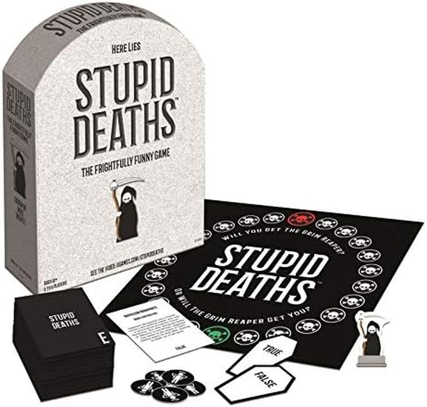 Paul Lamond Games Stupid Deaths Board Game,Black