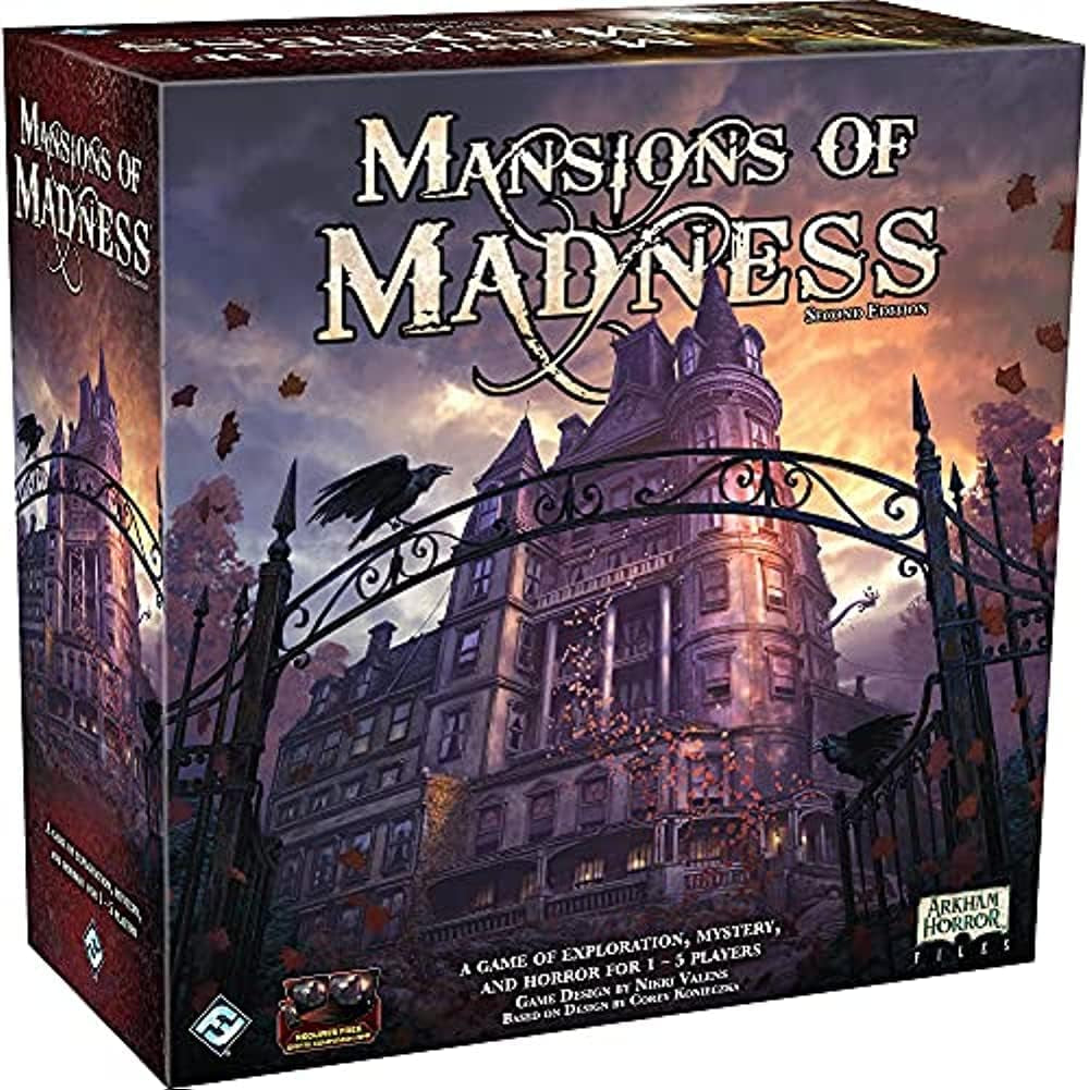 | Mansions of Madness Second Edition | Board Game | Ages 14+ | 1-5 Players | 120-180 Minute Playing Time