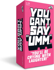 You Can’T Say Umm: Board Game for Adults and Kids, Fun Family Word Game for Game Night (4-10 Players)