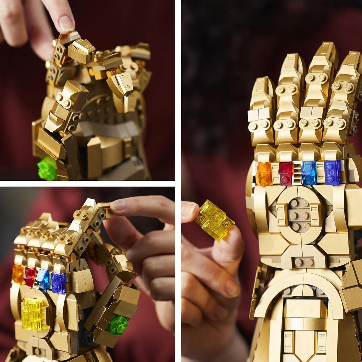 Marvel Infinity Gauntlet Building Set, Collectible Thanos Glove with Infinity Stones, Collectible Avengers Gift for Men, Women, Him, Her, Model Kits for Adults to Build 76191