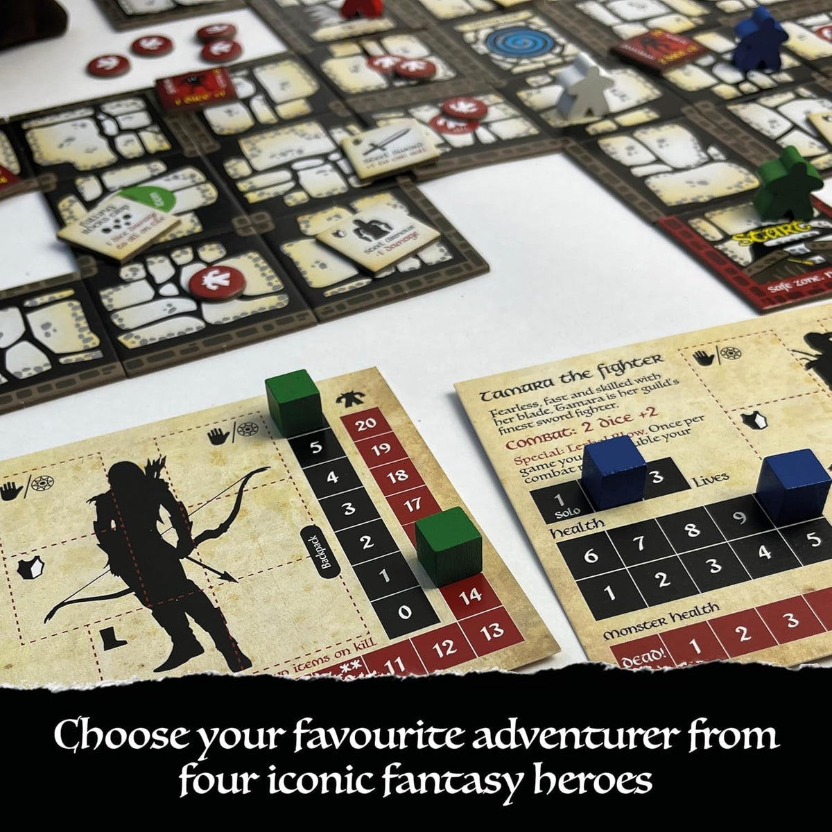 Bag of Dungeon - a Popular Fantasy Crawler Adventure Board Game | Enter the Dragon'S Lair | 1-4 Players | Age 7+ | Simple-To-Play | Family Games | Tabletop RPG | Classic Dnd Style Gaming | 3Rd Edition