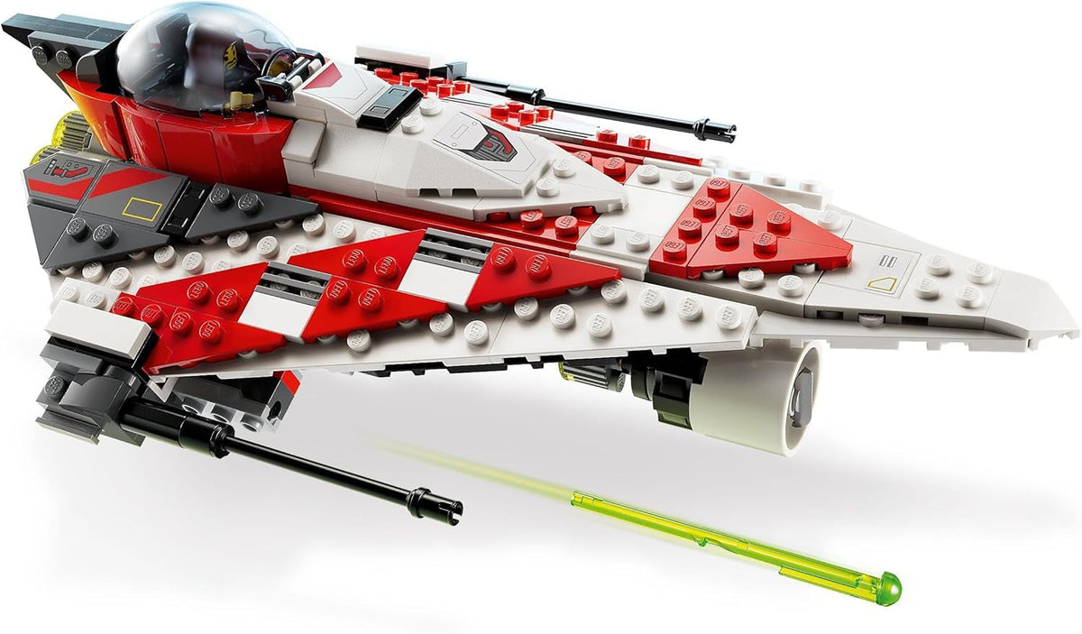 Star Wars Jedi Bob’S Starfighter Buildable Toy Vehicle for 8 plus Year Old Boys & Girls, with 2 Character Minifigures and a Droid Figure, Birthday Gift Idea for Kids and Fans 75388
