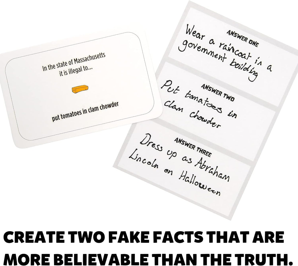Gullible: the Super-Fun Party Game of Creativity, Bluffing and Hilarious Facts. Will You Fool Your Family and Friends or Believe the Unbelievable? (Gullible)