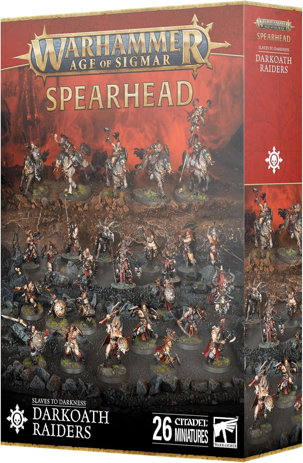 '- Warhammer - Age of Sigmar - Spearhead: Slaves to Darkness - Darkoath Raiders (Plastic Model)