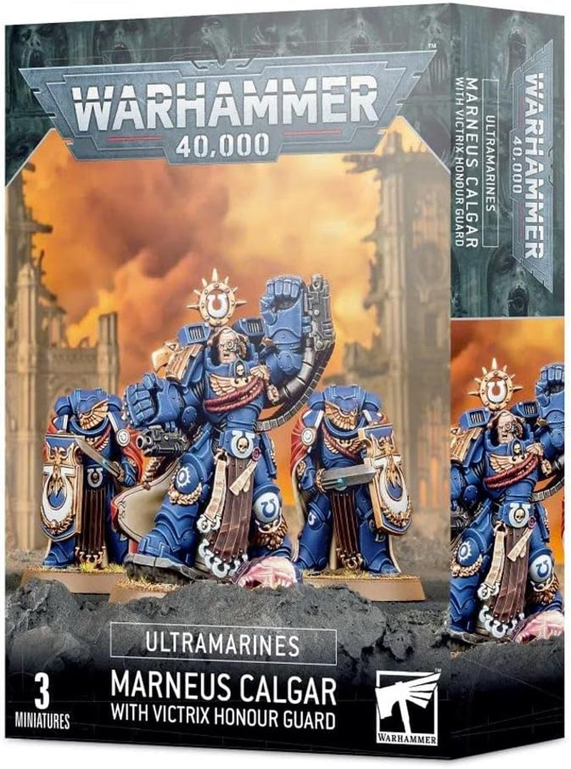 Warhammer 40K - Ultramarines Marneus Calgar Avec Garde D'Honneur Victrix