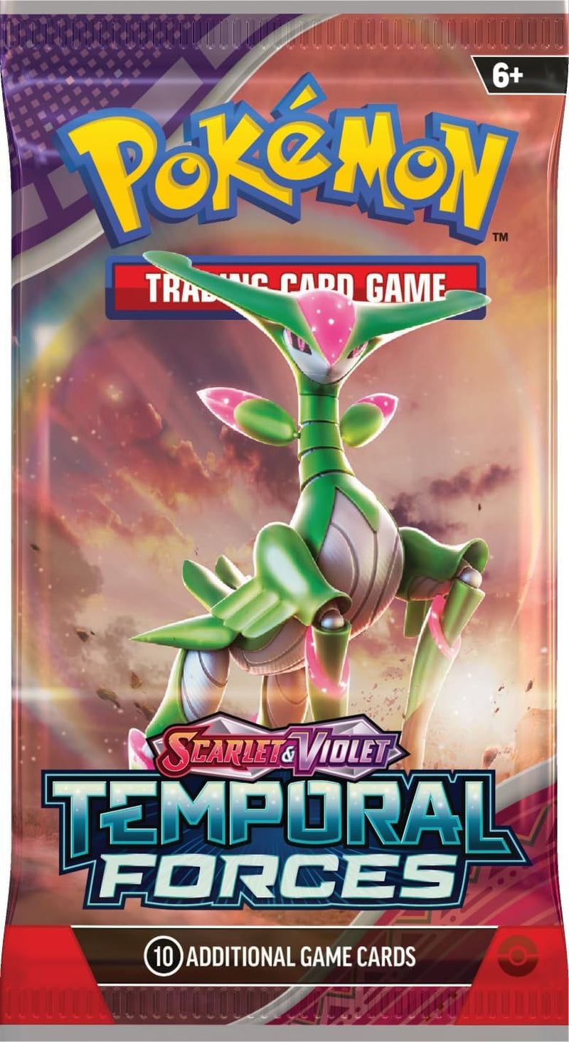 TCG: Scarlet & Violet—Temporal Forces Triple Pack – Cyclizar (3 Booster Packs & 1 Foil Promo Card)