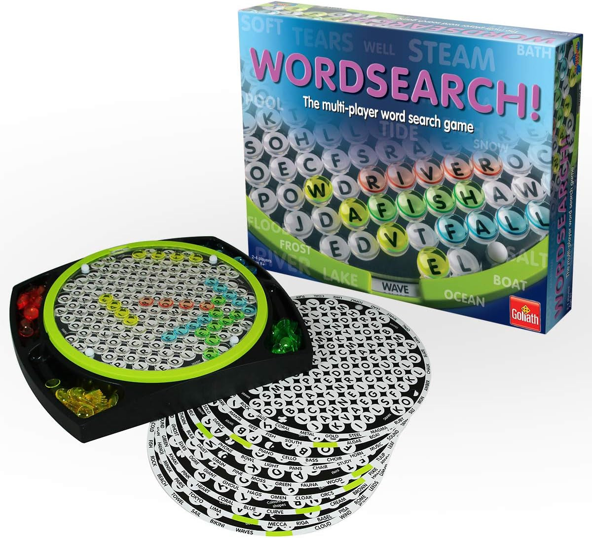 Games Drumond Park  1260 Wordsearch Fun Word Puzzle Game for All the Family, Multi-Colour
