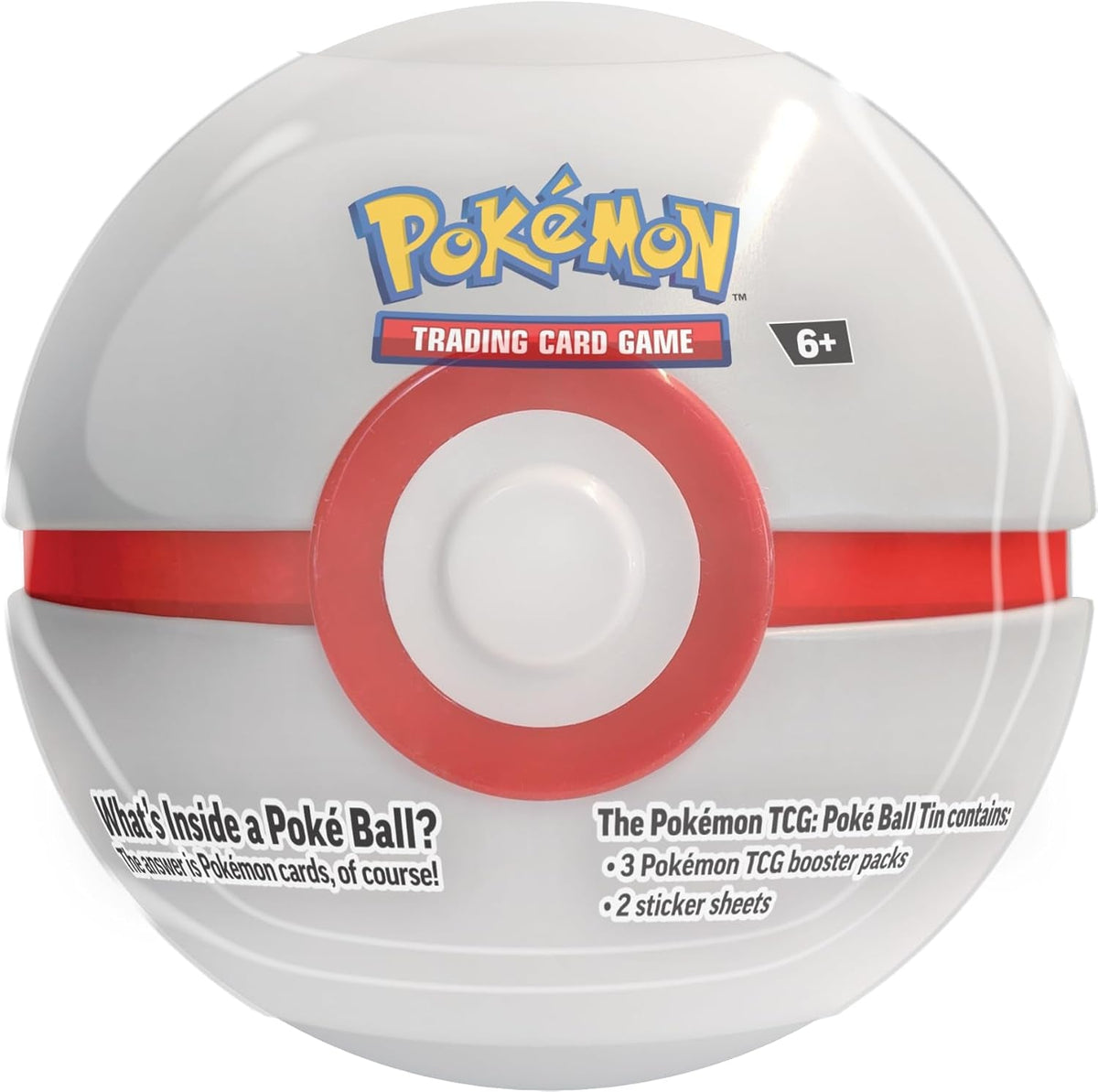 TCG: Poké Ball Tin Bundle - Poké Ball, Lure Ball & Premier Ball (9  TCG Booster Packs, 7 Sticker Sheets)